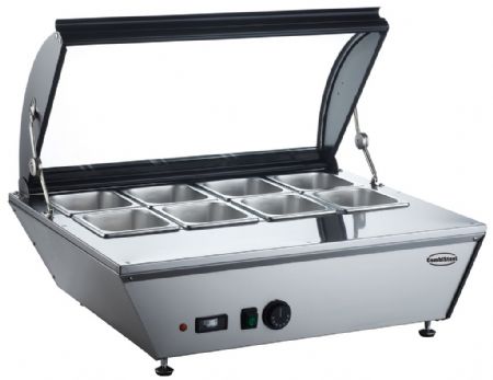 Vitrine chaude 67 L positive Monophasé - Combisteel - 7487.0085