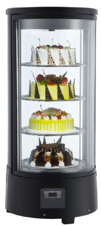 Vitrine réfrigérée de Boulangerie Pâtisserie 72 L Noire positive 450 mm - Combisteel - 7487.0160