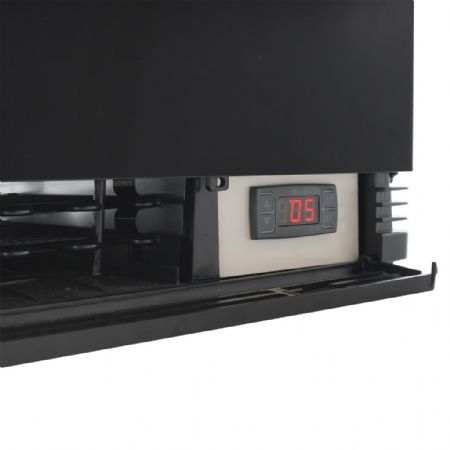Vitrine comptoir présentation 68 L noire positive 428 mm - Combisteel - 7487.0170