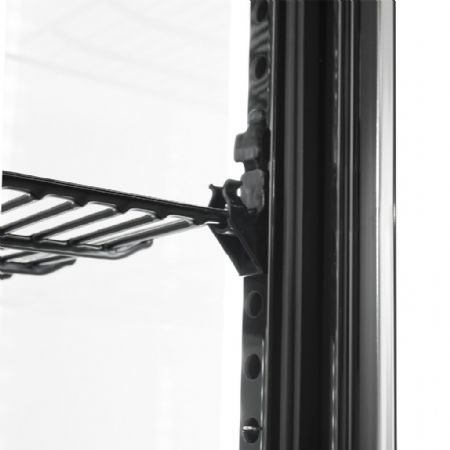 Vitrine comptoir présentation 78 L noire positive 428 mm - Combisteel - 7487.0175