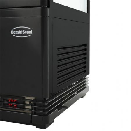 Vitrine comptoir présentation 78 L noire positive 428 mm - Combisteel - 7487.0175