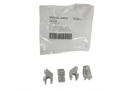 Set 4 clips blanc pour 7487.0165