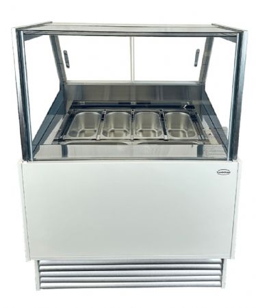 Vitrine réfrigérée de glacier avec 6 bacs de 5 litres - Combisteel - 7487.0250