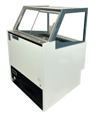 Vitrine réfrigérée de glacier avec 6 bacs de 5 litres - Combisteel - 7487.0250