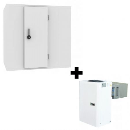 Chambre froide complète positive réglée sur 0/+5°C et 2100x3000x2200 mm Chambre froide complète positive réglée sur 0/+5°C et 2100x3000x2200 mm