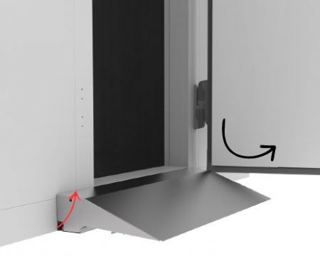 Rampe d accès automatique 80MM - Combisteel - 7489.1300