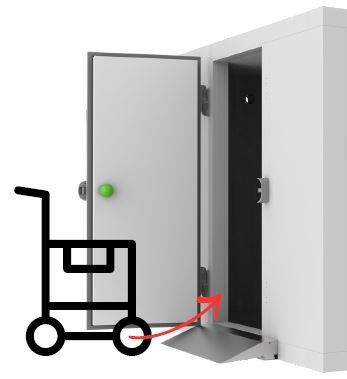 Rampe d accès automatique 120MM - Combisteel - 7489.1305