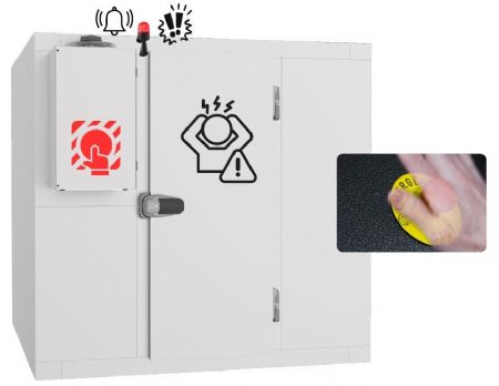 Bouton d alarme de sécurité pour 7489 chambre froide - Combisteel - 7489.1310