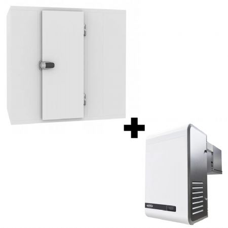 Chambre froide compl�te n�gative panneaux iso 120 mm temp�rature -25/-10�C dimensions 1500x2100x2200 mm
