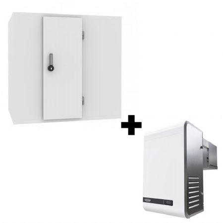 Chambre froide n�gative panneaux iso 120 mm avec plage -25/-10�C et 1800x2100x2200 mm