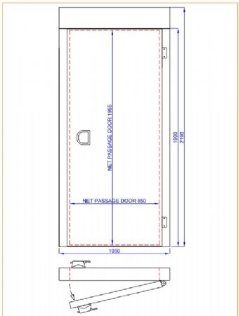 Chambre Froide sans groupe 120 mm 2400x3600x2400 mm - Combisteel - 7489.2200