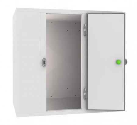 Chambre froide compl�te positive panneaux iso 120 mm temp�rature -5/+15�C dimensions 3000x3600x2400 mm