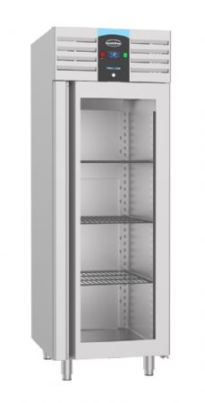 Armoire réfrigérée négative 1 porte vitrée en acier inoxydable 700 L - Combisteel - 7489.5030