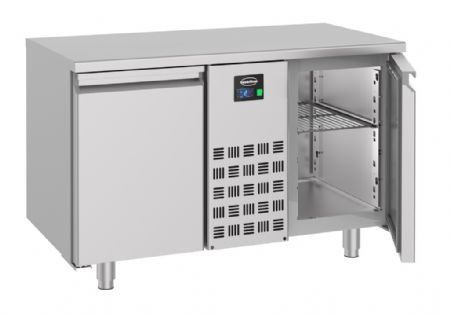 Table rfrigre professionnelle 2 portes economie d'energie 1300x700x850