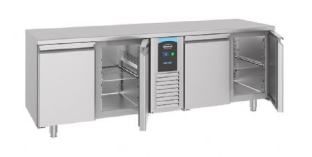Table desserte réfrigérée 4 portes pleines 632 L positive - Combisteel - 7489.5110