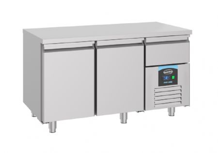 Table desserte réfrigérée 2 portes pleines 281 L positive - Combisteel - 7489.5160