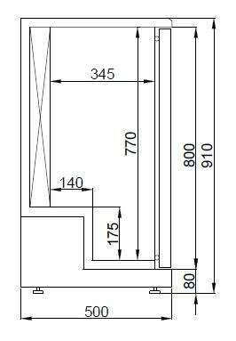 Armoire de maturation de la viande 198 L - Combisteel - 7489.5200