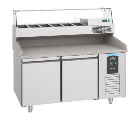 Meuble à pizza 2 portes pleines positif 380 L - Combisteel - 7489.5220