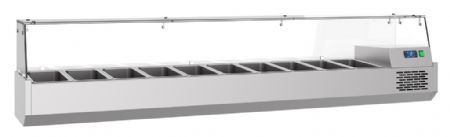 Saladette à poser positive 10 bacs GN 1/3 - Combisteel - 7489.5245