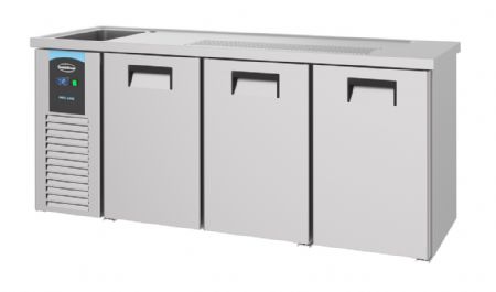 Arrière bar 3 portes pleines positif - Combisteel - 7489.5335 Arrière bar 3 portes pleines positif - Combisteel - 7489.5335
