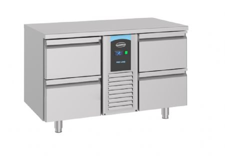 Table desserte réfrigérée 4 tiroirs 281 L positive - Combisteel - 7489.5375