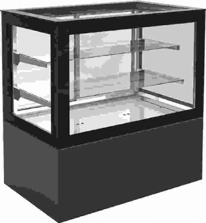Vitrine réfrigérée panoramique positive noire 1200x780x1300 mm - Combisteel - 7489.5460