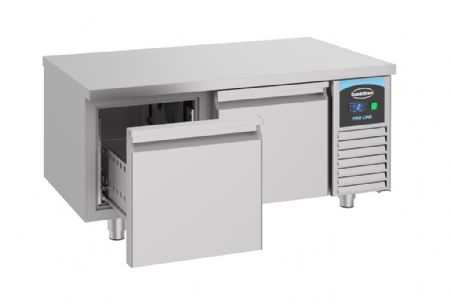 Soubassement réfrigéré 2 tiroirs 180 L positif - Combisteel - 7489.5475