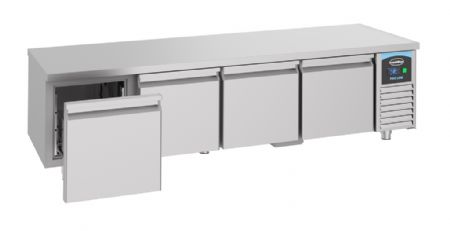 Soubassement réfrigéré 4 tiroirs 360 L positif - Combisteel - 7489.5482