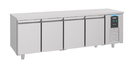 Table desserte réfrigérée 4 portes pleines 632 L positive - Combisteel - 7489.5510