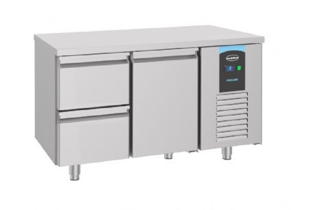 Table desserte réfrigérée 1 porte pleine 2 tiroirs 281 L - Combisteel - 7489.5515