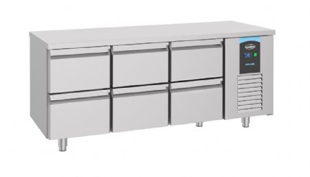 Table desserte réfrigérée 6 tiroirs 474 L positive - Combisteel - 7489.5545