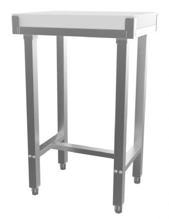 Billot boucherie en polyéthylène 50 mm d'épaisseur 500x400x750 mm - Combisteel - 7490.0300