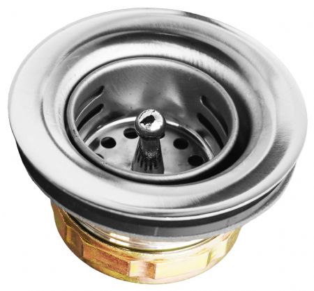 Évier inoxydable AISI 304 1 bac avec 4 trous de robinet 1800x360x135 mm - Combisteel - 7490.0350
