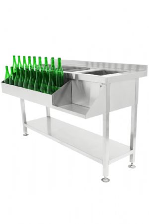 Table cocktail professionnelle avec puits à glace et speedrail - Combisteel - 7490.0405