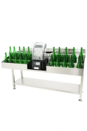 Bar à cocktails évier à droite immobile de dimensions 1600x820x890mm