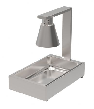Lampe chauffante avec bac gastronorme 1/1 et 1 lampe - Combisteel - 7490.0500 Lampe chauffante avec bac gastronorme 1/1 et 1 lampe - Combisteel - 7490.0500