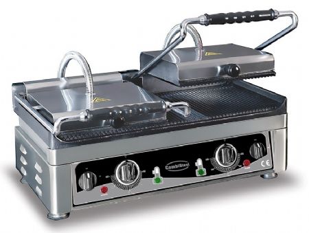 Grill panini double à plaques nervurées - Combisteel - 7491.0025 Grill panini double à plaques nervurées - Combisteel - 7491.0025