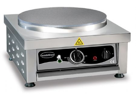 Crêpière professionnelle 1 plaque Ø 400 mm acier inoxydable Monophasé - Combisteel - 7491.0040 Crêpière professionnelle 1 plaque Ø 400 mm acier inoxydable Monophasé - Combisteel - 7491.0040