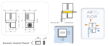 Groupe pour chambre froide positif plafonnier 6-10,4 m³ - Combisteel - 7492.0040