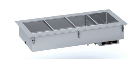 Matériel de restauration encastrable 1115x610x302 mm avec induction - Combisteel - 7495.0290