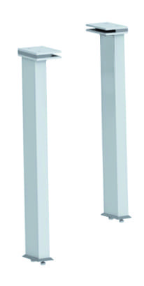 2 supports pour verre courb