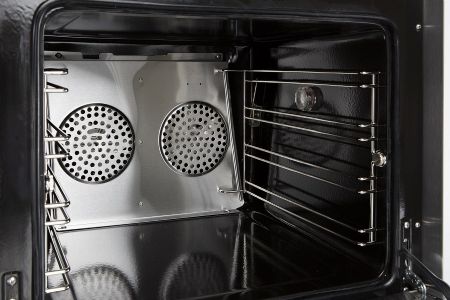 Four à convection professionnel Monophasé avec 4 grilles 4 niveaux commandes bouton rotatif - Combisteel - 7500.0005