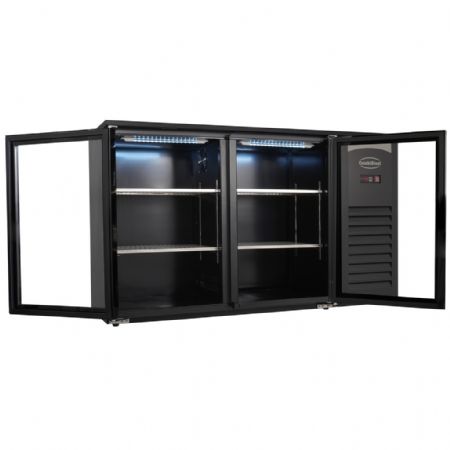 Arrière Bar 2 portes vitrées 305 L positif - Combisteel - 7503.0005