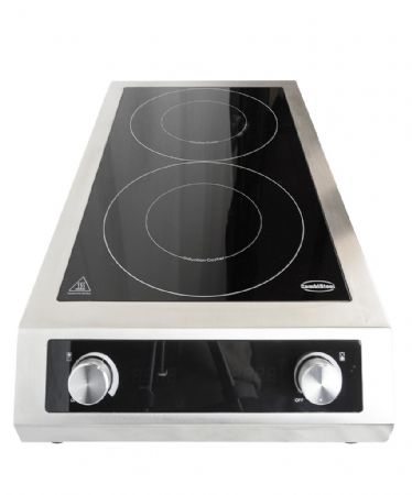 Plaque  induction 2 zones de chauffe de table - 7kW