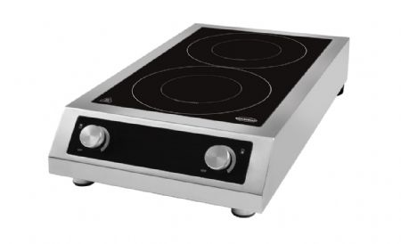 Plaque  induction 2 zones de chauffe de table - 7kW