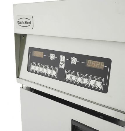 Friteuse professionnelle sur coffre triphasé 2 paniers - Combisteel - 7509.0005