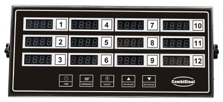 Minuterie de cuisine numérique 12 canaux DKT-12 - Combisteel - 7517.0020
