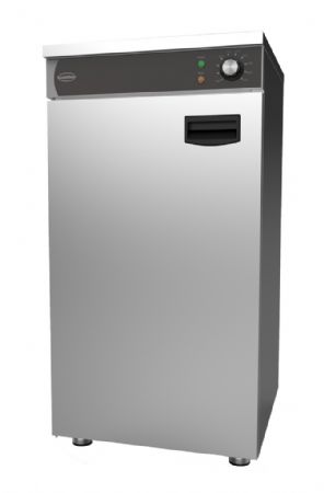 Chauffe-assiettes 1 porte pleine positive 45 à 60 assiettes Ø 32 cm - Combisteel - 7518.0005