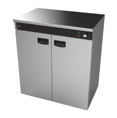 Chauffe assiettes 2 portes pleines positif 90 à 120 assiettes Ø 32 cm - Combisteel - 7518.0010