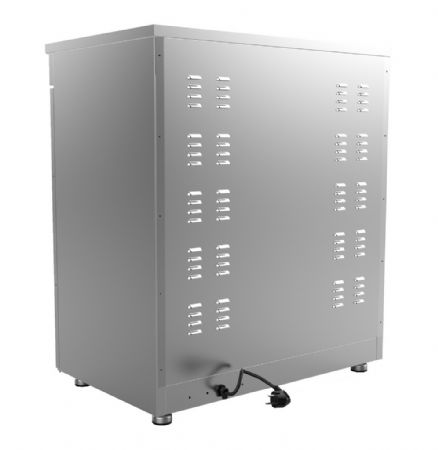Chauffe assiettes 2 portes pleines positif 90 à 120 assiettes Ø 32 cm - Combisteel - 7518.0010